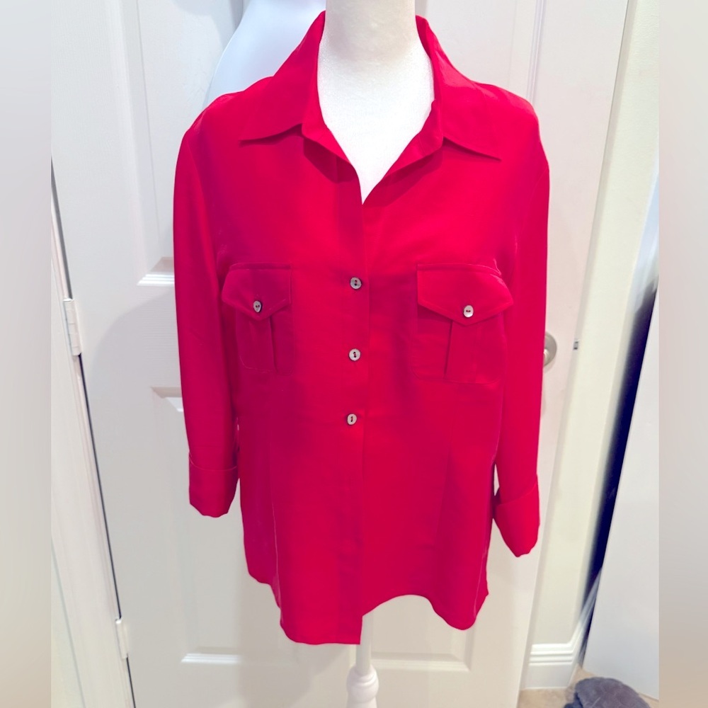 SLB Silk blouse women’s Large